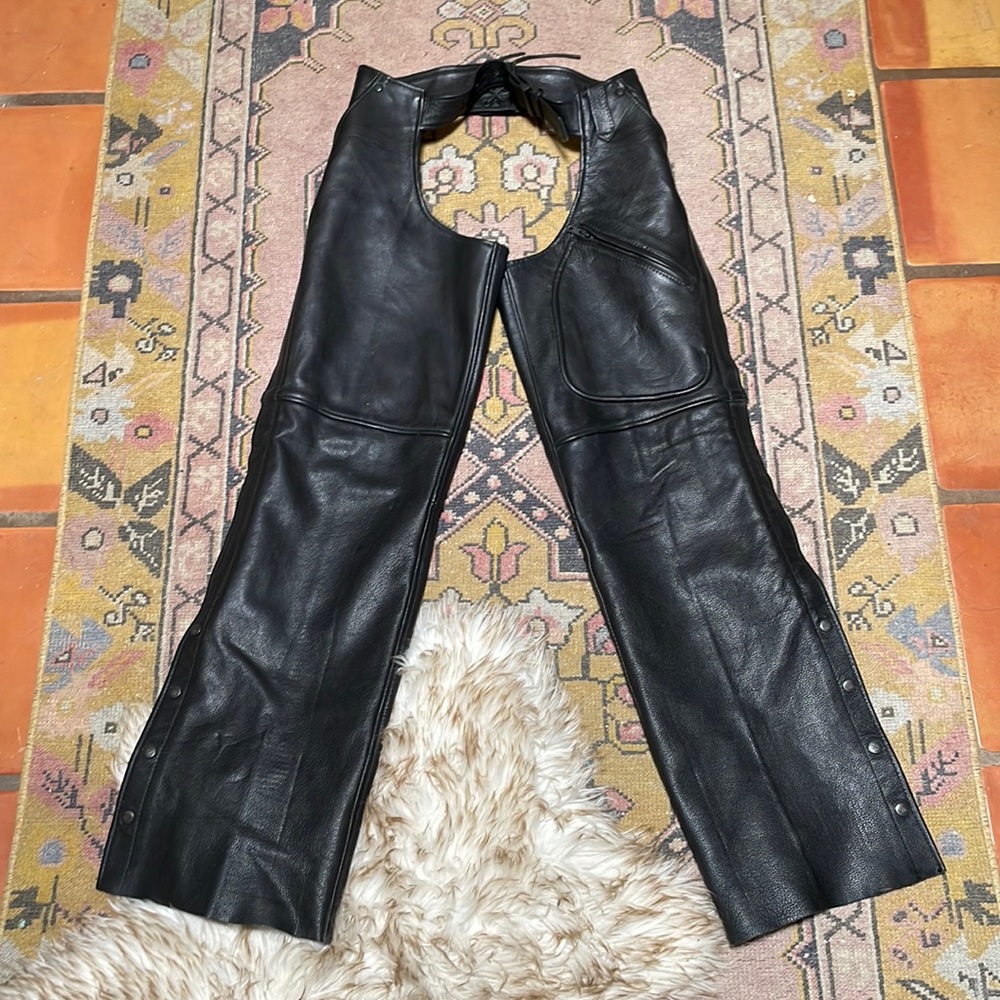 Milwaukee Leather Leather Chaps Size Small